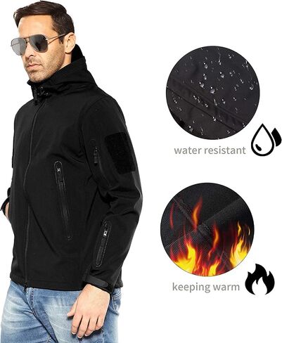 ANTARCTICA Men's Outdoor Waterproof Soft Shell Hooded Military Tactical Jacket in Saudi Arabia
