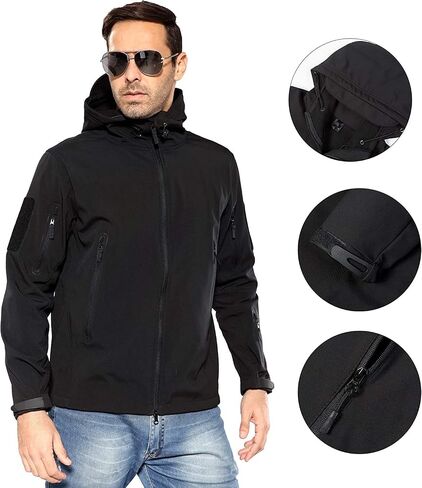 ANTARCTICA Men's Outdoor Waterproof Soft Shell Hooded Military Tactical Jacket in Saudi Arabia