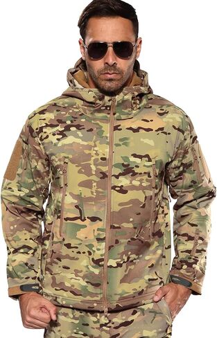 ANTARCTICA Men's Outdoor Waterproof Soft Shell Hooded Military Tactical Jacket in Saudi Arabia