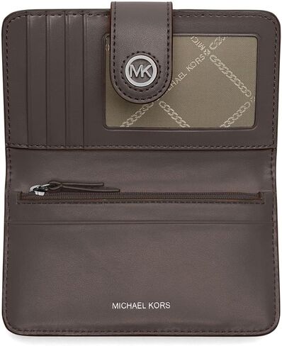 Michael Kors Women's Mk Charm Medium Tab Pocket Bifold in Kuwait