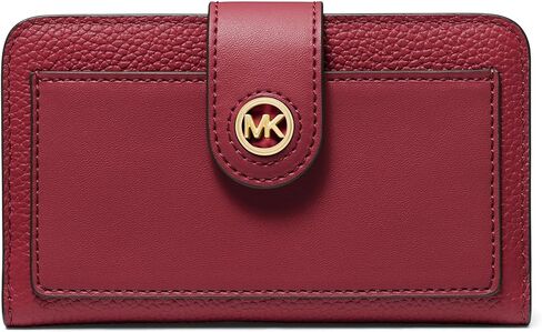 Michael Kors Women's Mk Charm Medium Tab Pocket Bifold in Saudi Arabia