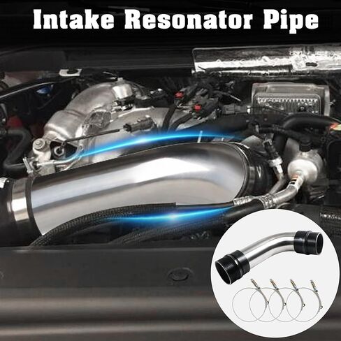 أنبوب مرنان مدخل المحرك L5P، بديل من الفولاذ المقاوم للصدأ 4 بوصات مطور لـ 2017-2019 Duramax 6.6L، بما في ذلك شاحنات سيلفرادو وسييرا in Kuwait