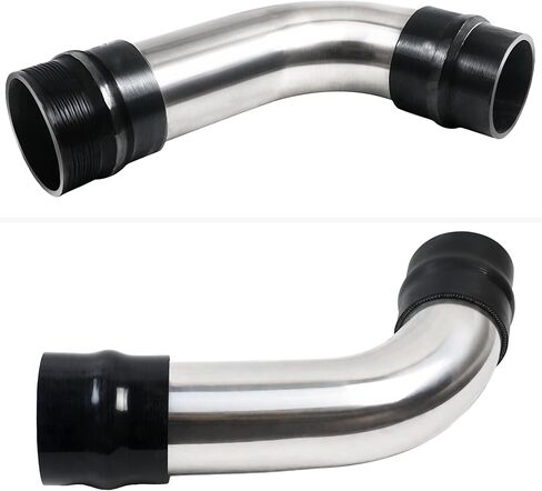 أنبوب مرنان مدخل المحرك L5P، بديل من الفولاذ المقاوم للصدأ 4 بوصات مطور لـ 2017-2019 Duramax 6.6L، بما في ذلك شاحنات سيلفرادو وسييرا in Kuwait