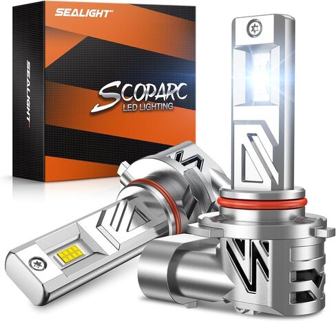 مجموعة مصابيح الضباب SEALIGHT H7، مقاس 1:1، مصابيح إضاءة بيضاء رائعة فائقة السطوع، عبوة من قطعتين in Kuwait