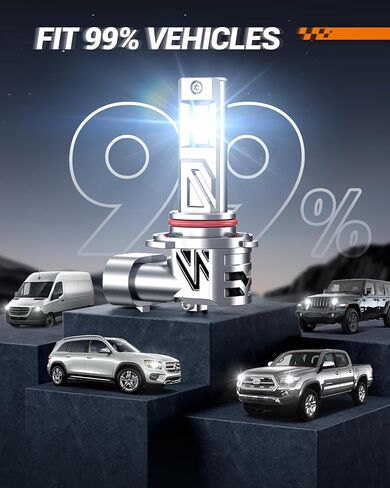 مجموعة مصابيح الضباب SEALIGHT H7، مقاس 1:1، مصابيح إضاءة بيضاء رائعة فائقة السطوع، عبوة من قطعتين in Kuwait