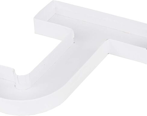 8" Small Fillable Cardboard Letter Shaped Mache Kids (White, A) in Saudi Arabia