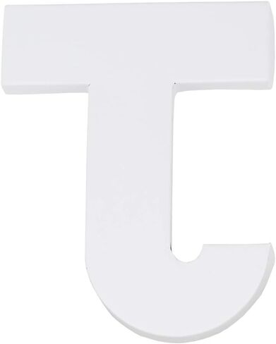 8" Small Fillable Cardboard Letter Shaped Mache Kids (White, A) in Saudi Arabia