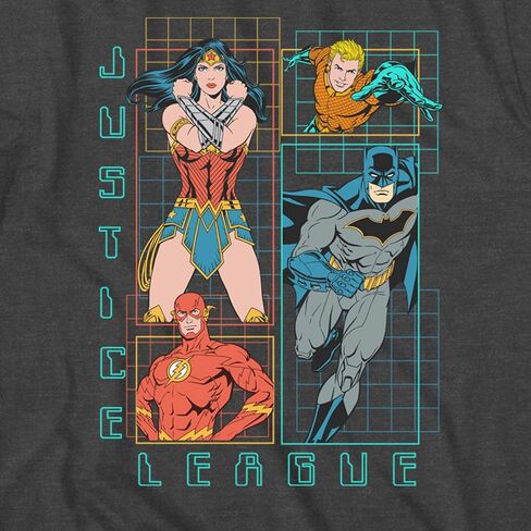 DC Comics Boys Justice League Super Hero T-Shirt - Little and Big Boys Sizes XS-XL in Saudi Arabia