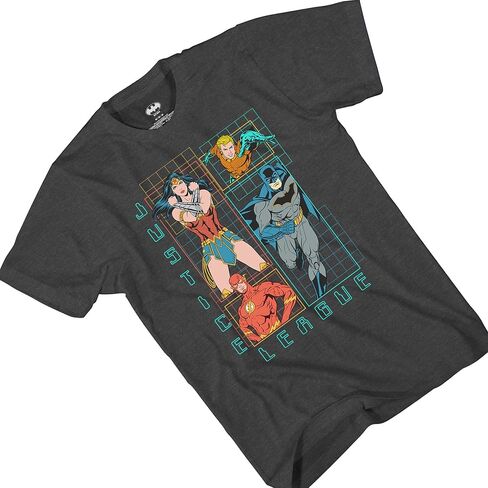 DC Comics Boys Justice League Super Hero T-Shirt - Little and Big Boys Sizes XS-XL in Saudi Arabia