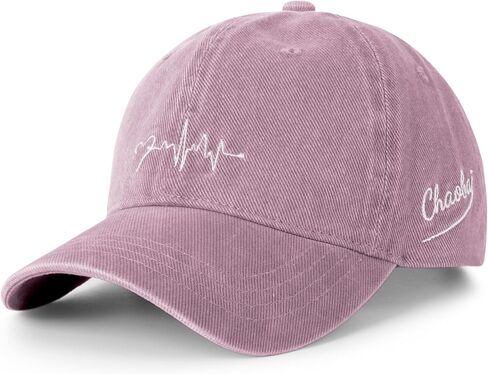 Womens Baseball Cap - Cotton Adjustable Fitted Ladies Cap Embroidered Hat in Saudi Arabia