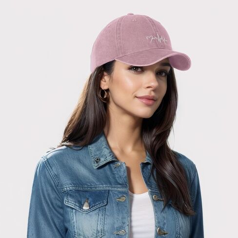 Womens Baseball Cap - Cotton Adjustable Fitted Ladies Cap Embroidered Hat in Saudi Arabia