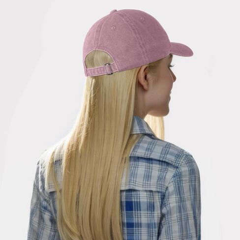 Womens Baseball Cap - Cotton Adjustable Fitted Ladies Cap Embroidered Hat in Saudi Arabia