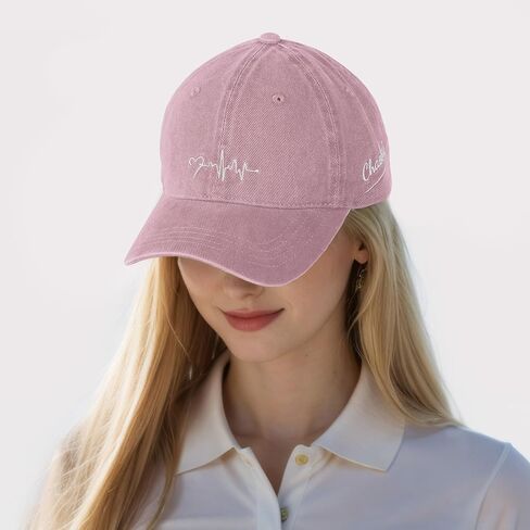 Womens Baseball Cap - Cotton Adjustable Fitted Ladies Cap Embroidered Hat in Saudi Arabia