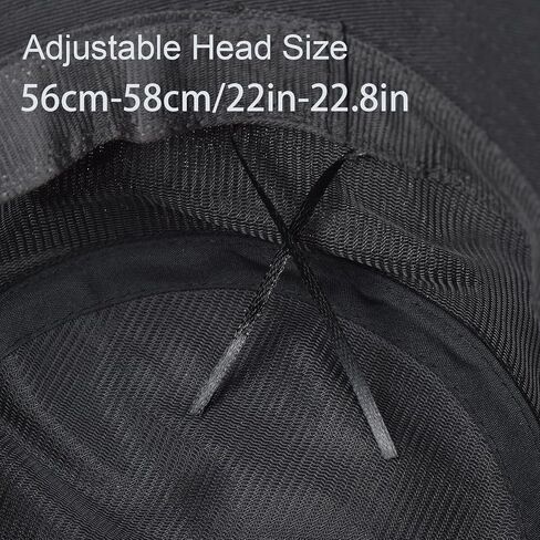 Bucket Hat for Women, Packable Fisherman Cap for Casual, Cotton Sun Hat for Beach, Women Fishing Sun Hat, Hot Summer Bucket Hat Black, 1 in Saudi Arabia