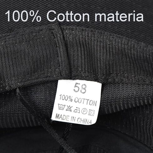 Bucket Hat for Women, Packable Fisherman Cap for Casual, Cotton Sun Hat for Beach, Women Fishing Sun Hat, Hot Summer Bucket Hat Black, 1 in Saudi Arabia