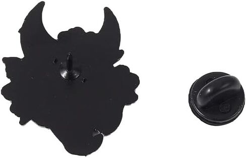 مجموعة دبابيس طية صدر السترة من المينا على شكل جمجمة حيوان ROFARSO ​​دبوس رعب قوطي، إكسسوار الهالوين لحقائب الظهر وحقائب الملابس والقبعات والقمصان (مجموعة دبابيس 5piccs) in Kuwait