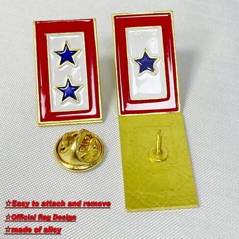 6/12/50/100 Patriotic Blue Star Service Flag Lapel Pin 1" Metal Enamel-Military Family Veterans Day Proud Badge Travel Souvenir Gifts… in Kuwait