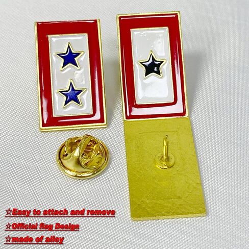6/12/50/100 Patriotic Blue Star Service Flag Lapel Pin 1" Metal Enamel-Military Family Veterans Day Proud Badge Travel Souvenir Gifts… in Kuwait