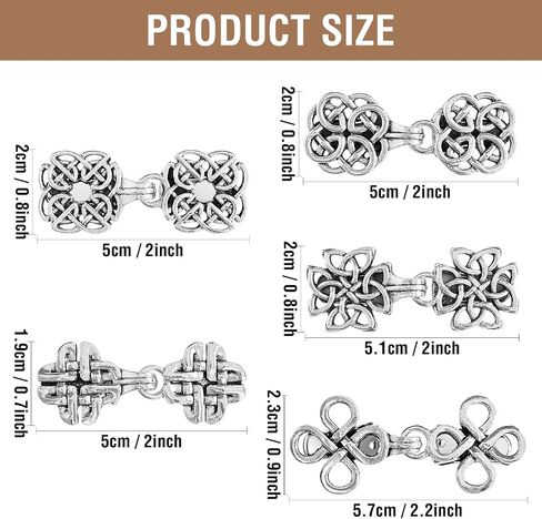5 Pieces Vintage Sweater Shawl Clip Cape Cloak Clips Retro Cardigan Clip Shawl Collar Clasp Dress Shirt Brooch Clip in Saudi Arabia