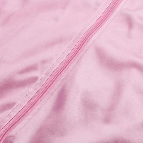 1950s Women Lady Girls Pink Satin Jacket Halloween Cosplay Costume Fancy Dress Coat with Neck Scarf in Kuwait