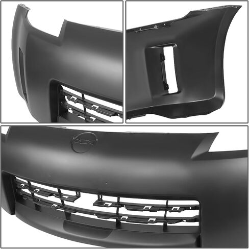 DNA MOTORING Front Bumper Cover Compatible With Nissan 350Z 2006-2009, NI1000234 06 07 08 09, OEM-BUMP-NI1000234 in Saudi Arabia
