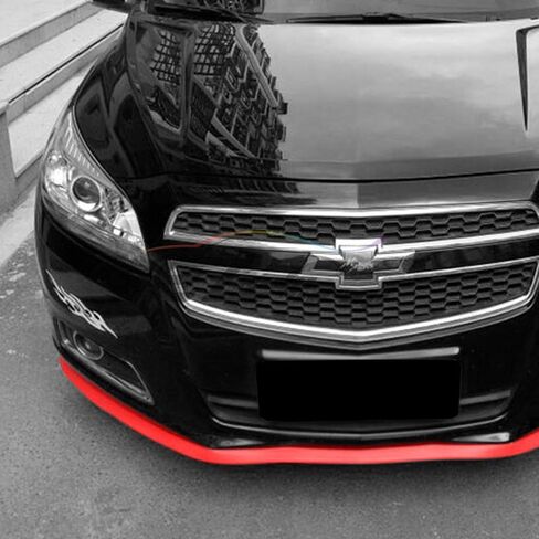 EZAUTO WRAP Universal Blue PU Rubber Front Bumper Lip Splitter Spoiler Chin Body Air Wing Kit 8FT in Kuwait