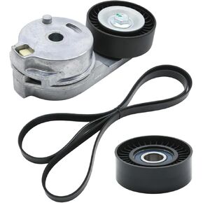 39269 49479 Engine Serpentine Belt Tensioner Idler Pulley Kit, Replacement for Jeep Wrangler 3.8L V6 2007-2011, Replaces 6PK2285, K060900, 38018, 89033, 06A903315D