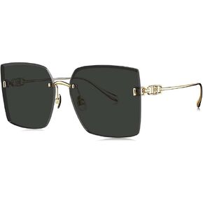 BOLON Women Elegant Oversize Square Nylon Lens Non-Polarized UV400 Sunglasses BL7201