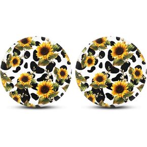 JEOCODY Auto Stand Mat Skeleton Shows Middle Finger Print Cup Holders Car Coasters for Women/Men