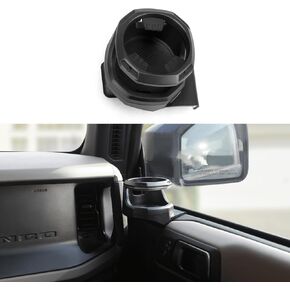 POETRYXIAO Cup Holder for Ford Bronco 2021-2024 2/4 Doors,Passenger Side Door Cup Holder,Ford Bronco Accessories (Right)