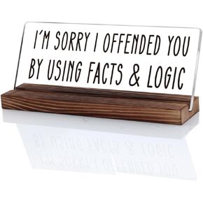 OCCdesign Funny Office Desk Sign Let Me Drop Everything and Work On Your Problem - Lotsa Laughs Desk Plate, Funny Humor Office Decor Gifts for Coworker, Boss, Manager, Employees and Friends