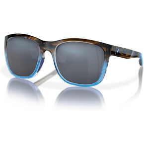 Fin-Nor Men's Tilloo Sunglasses, Grey-Brown Stripe/Blue Fade Frame, M/L