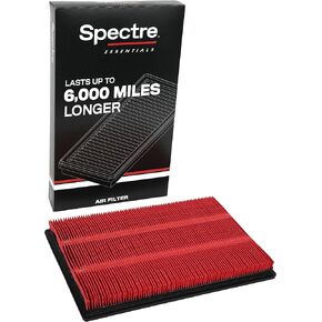 Spectre Essentials Engine Air Filter by K&N: Premium, 50-Percent Longer Life: Fits Select 2002-2019 RAM V8 (1500, 2500, 3500, 4000), SPA-2247