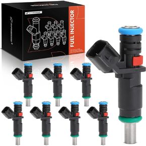 A-Premium Set of 8 Fuel Injectors Compatible with Jeep Grand Cherokee 2018-2020 & Dodge Charger 2015-2020, Durango 2021, Challenger 2015-2020, 6.2L