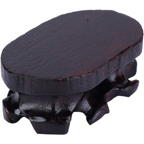 Oumefar Wood Display Base Wooden Base Bonsai Pedestal Teapot Pedestal Tray Ornament Display Stand for Home Office Decoration Itemstand