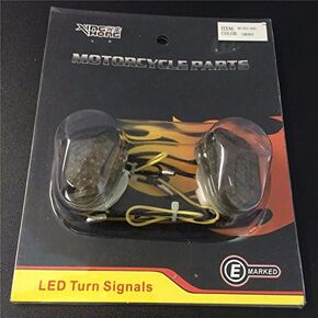 HTTMT MT303-002-WSK LED Turn Signal Light Compatible with Kawasaki Zx6R Zx7R Zx9R Zx10R Zx12R Zzr600 Smoke