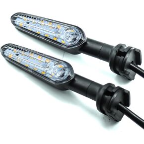 2pcs Motorcycle Turn Signal Lights, LED Indicators Front Rear Blinker Running Light，Retrofit Super Bright LED 12V Motorcycle Front or Rear Turn Signal Light Indicators Lamp，Fits most Yamaha models