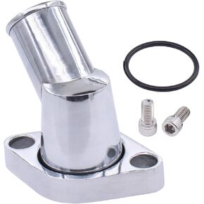 ApplianPar 45 Degree Water Neck Thermostat Housing for Chevy SBC BBC 283 327 350 396 427 454 Engines