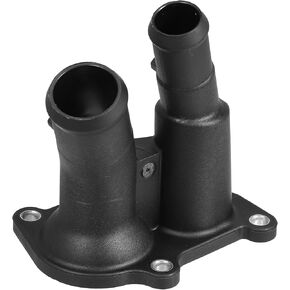 X AUTOHAUX Engine Coolant Thermostat Housing Assembly 2S6G-9K478-BC for Ford Focus MK2 2004-2011 1.4 16V 1.6 16V