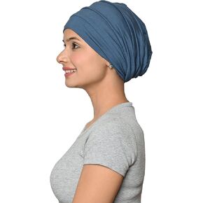 Chemo Silky Soft Slouchy Snood Bamboo Cap Beanie for Women Cancer Hair Loss Turban Hat Chemo Headwear Women in Saudi Arabia