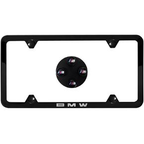 BMW 82-12-2-456-418 Black Slim line with M Caps