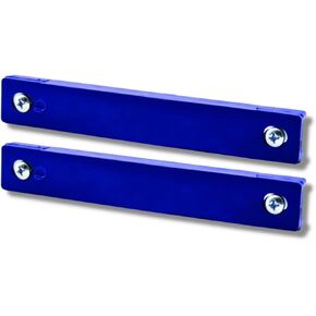 Rubber Molded Magnetic License Plate Holder Magnets Set of 2 With Blue With Screws