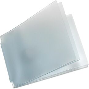 Buxton Vinyl Replacement Windows for Billfold Wallets with a Wing Bar