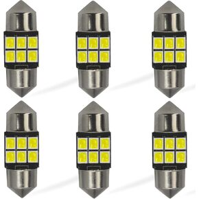 Yoper DE3021 DE3022 LED Light Bulbs for Interior Dome Map Door Courtesy License Plate White Canbus Error Free Festoon (28MM)