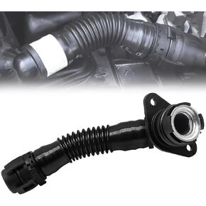 Car Crankcase Vent Hose Breather Valve Hose From Valve Cover PCV Compatible with BMW 135i 335i 535i 640i X1 X3 X4 X5 X6 2011 2012 2013 2014 2015 2016 2017 N55 Replace 7584128 11127584128