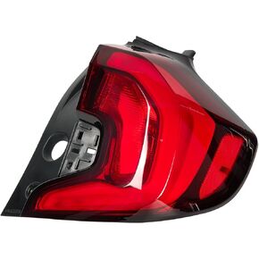 Tail Light Compatible with 2018-2021 GMC Terrain SLE SL SLT Base Sport Utility 4-Door, Left Driver Side Outer Rear Brake Lamp Repalce GM2804135, 84379497