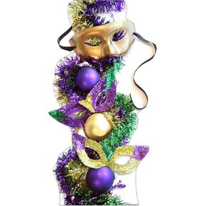 Cardboard People Mardi Gras Party Masks Life Size Cardboard Cutout Standup