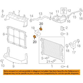 GM OEM Radiator-Lower Hose Clamp 13162313