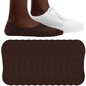Eedor No Show Socks Womens - Non Slip Low Cut Ankle - Invisible Liner Socks for Casual & Formal Wear - Soft & Stretchable