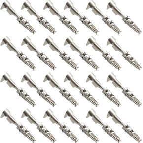 eMagTech 40pcs Automotive Connector Wiring Harness Terminals 10335701 357972740D 963530 Wiring Crimp Repair Terminal Compatible with VW Compatible with Audi Crimp Terminal Pin
